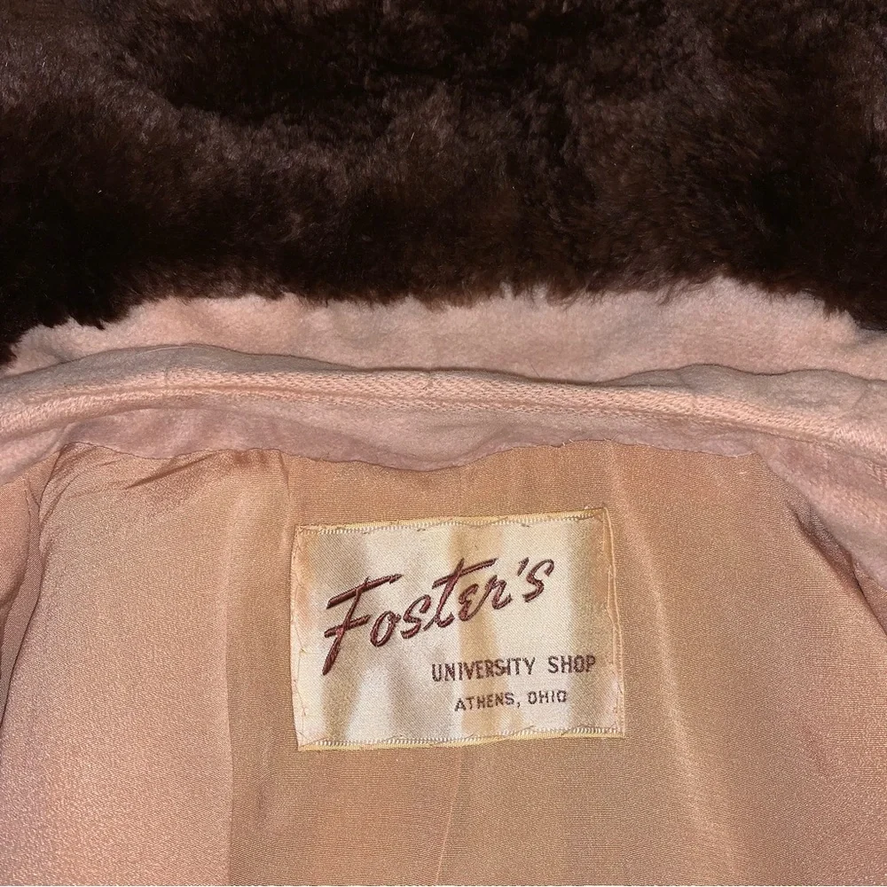 v i n t a g e :: Glamorous Soft Luxe Wool Thick Fur Collar Coat - Picture 9 of 16